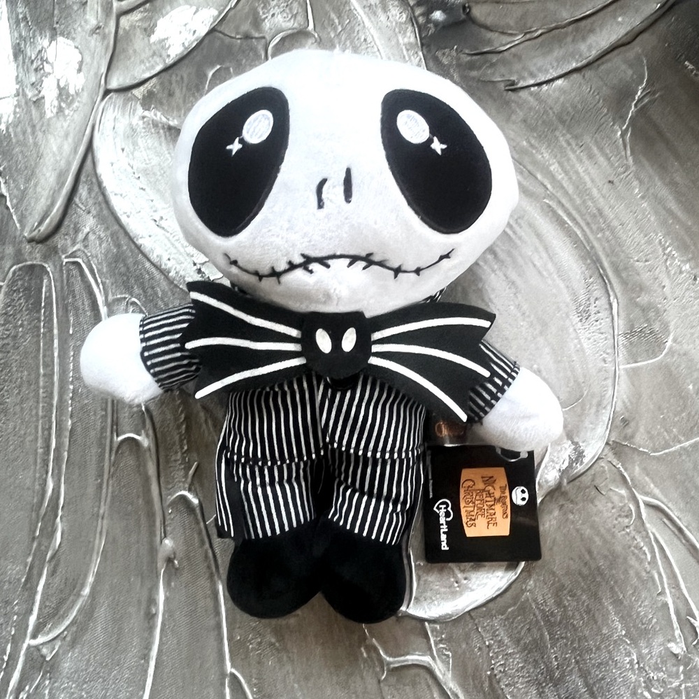 Jack Skellington Nightmare Before Christmas Disney 9" Stuffed Plush Toy Doll New